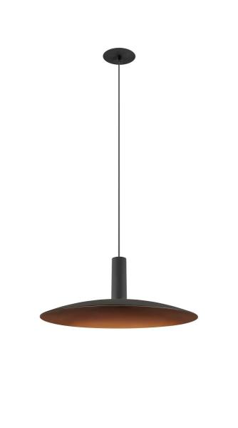 LALU®, Pendelleuchte, LED Base, Mix&Match, recessed canopy, Pendellänge 200 cm, 2700/3000K, 40°, PHASE, schwarz