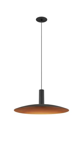 LALU®, Pendelleuchte, LED Base, Mix&Match, recessed canopy, Pendellänge 200 cm, 2700/3000K, 40°, PHASE, schwarz