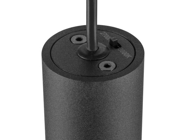 LALU®, 48V Pendelleuchte, DALI, LED Base, Mix&Match, Pendellänge 200 cm, 2700/3000K, 40°, schwarz