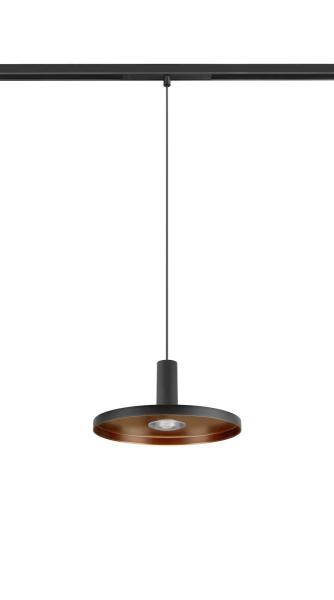 LALU®, 48V Pendelleuchte, DALI, LED Base, Mix&Match, Pendellänge 200 cm, 2700/3000K, 40°, schwarz
