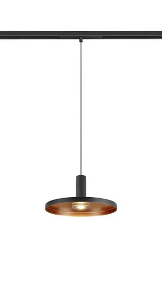 LALU®, 48V Pendelleuchte, DALI, LED Base, Mix&Match, Pendellänge 200 cm, 2700/3000K, 40°, schwarz