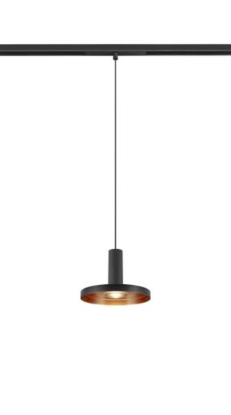 LALU®, 48V Pendelleuchte, DALI, LED Base, Mix&Match, Pendellänge 200 cm, 2700/3000K, 40°, schwarz