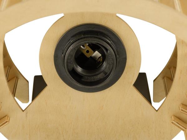 WUD WL, E27, Wandaufbauleuchte, zylindrisch, 1 x max. 40 W, natur