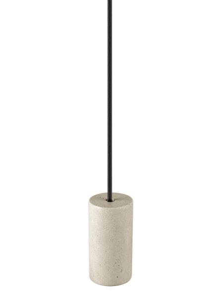 FITU PD, E27, stone, Pendelleuchte, Pendellänge 500 cm, offenes Kabelende, 1 x max. 15 W, beige