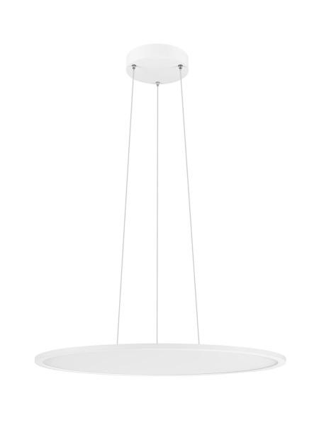PANEL 60, Pendelleuchte, rund, PHASE, Pendellänge 200 cm, 3000/4000K, 90°, weiß