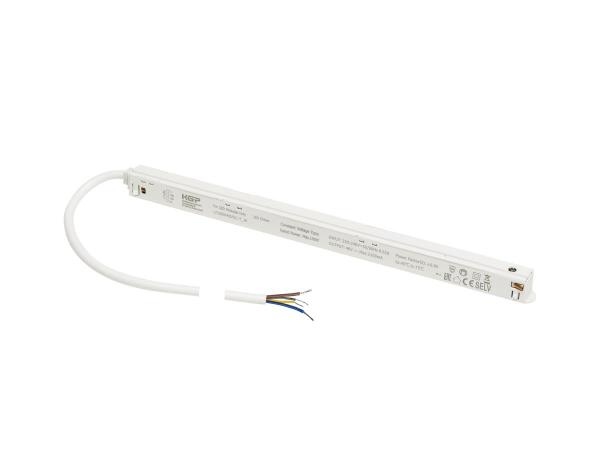 48V SYSTEM, Intrack LED Treiber, 48VDC, 100 W, inkl. 300 cm Anschlusskabel für 220-240VAC und DALI-Durchverdrahtung, weiß