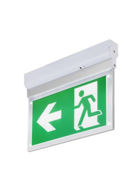 P-LIGHT, Wand- und Deckenaufbauleuchte, rechteckig, 6000K, 3 W, weiß / transparent