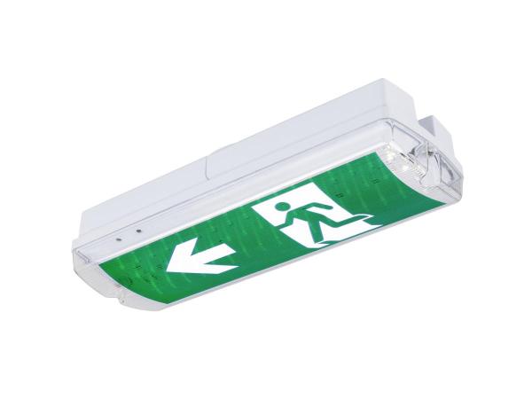 P-LIGHT, Wand- und Deckenaufbauleuchte, rechteckig, 6000K, 5.2 W, weiß / transparent