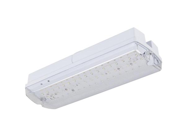 P-LIGHT, Wand- und Deckenaufbauleuchte, rechteckig, 6000K, 5.2 W, weiß / transparent