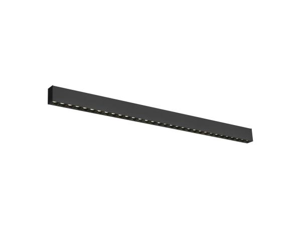 GLENOS® PRO, Deckenaufbauleuchte, 1,2m, DALI, UGR19, 4000K, 30 W, 75°, schwarz
