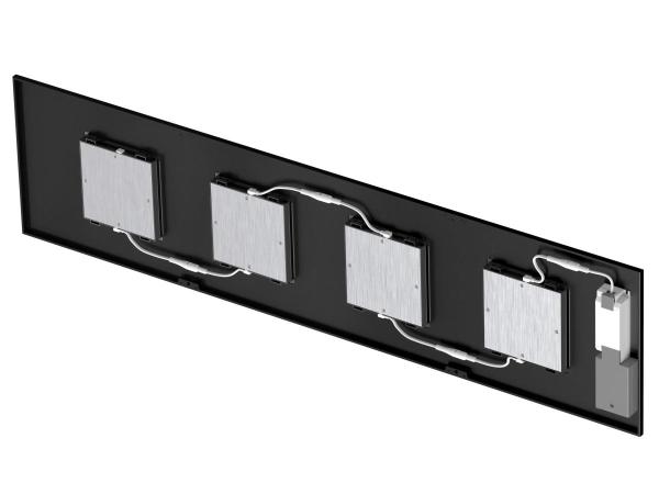 PAVANNO, 1200/300 45 830/840/850 BK WH UGR19 DALI