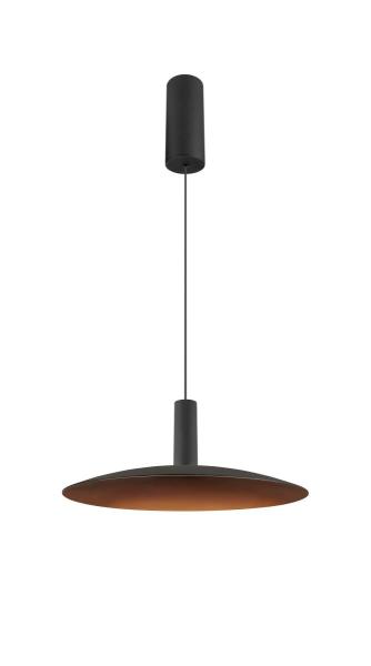 LALU® SET, Pendelleuchte, LED Base, ELYPSE 33, PHASE, Pendellänge 200 cm, 2700/3000 K, 40°, schwarz