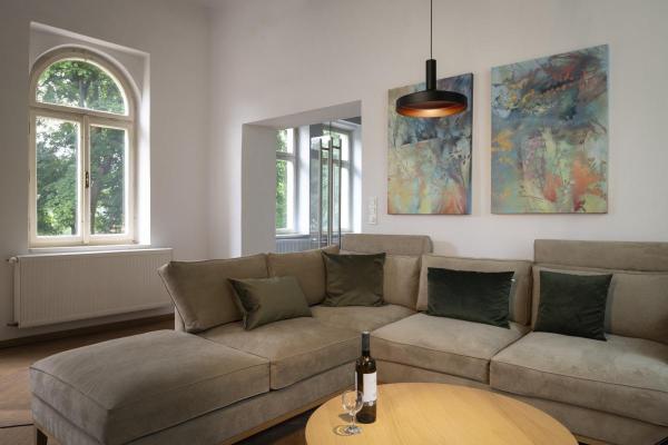 LALU® SET, 1~ Pendelleuchte, LED Base, TETRA 24, PHASE, Pendellänge 200 cm, 2700/3000K, 40°, schwarz