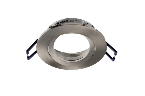 Einbaustrahler - Samsola, Round, gebürstet, Silber