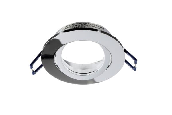 Einbaustrahler - Samsola, Round, glänzend, Silber