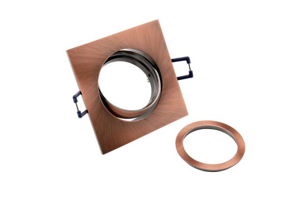 Einbaustrahler - Samsola, Square, Kupfer