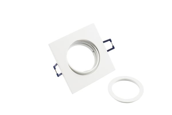 Einbaustrahler - Samsola, Square, Weiß