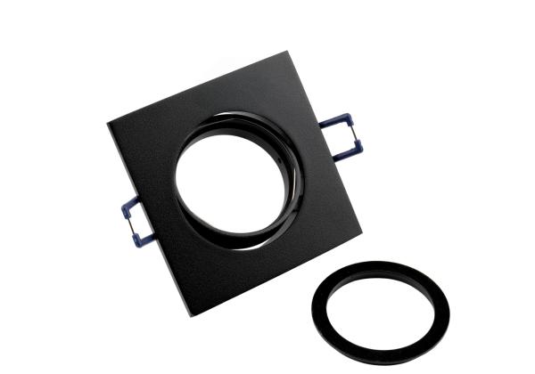 Einbaustrahler - Samsola, Square, Schwarz