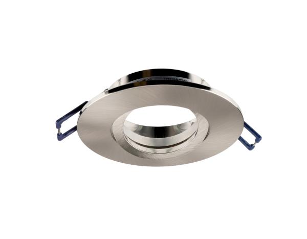 Einbaustrahler - Samsola Max, Round, gebürstet, Silber