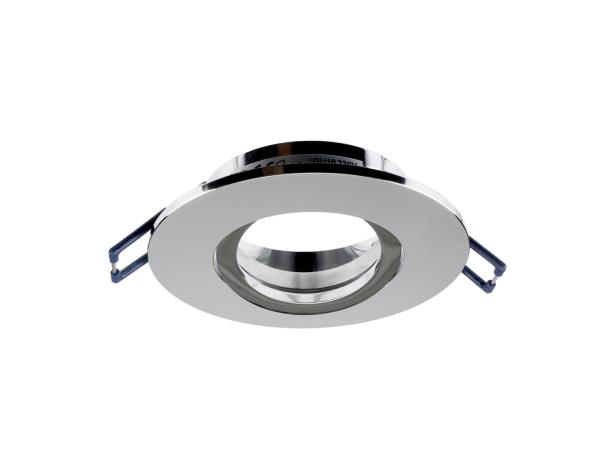 Einbaustrahler - Samsola Max, Round, glänzend, Silber