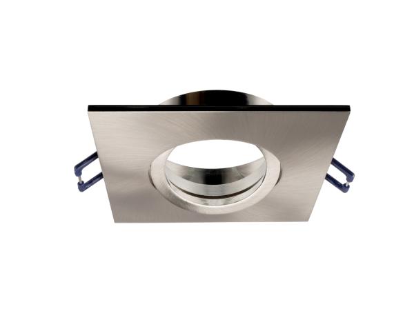 Einbaustrahler - Samsola Max, Square, gebürstet, Silber