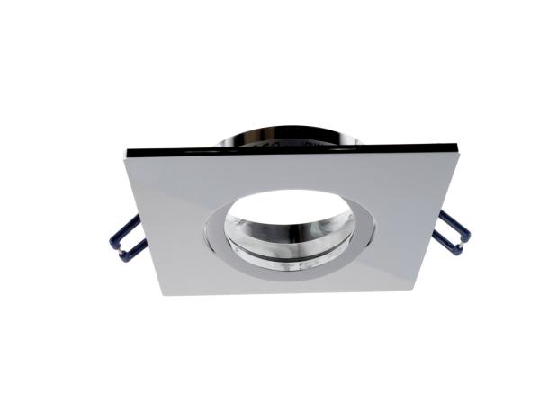 Einbaustrahler - Samsola Max, Square, glänzend, Silber