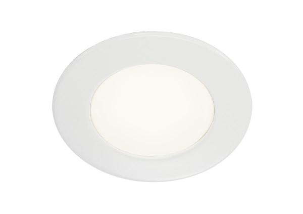 DL 126, Einbauleuchte, LED SMD, 3000 K, rund, weiß, max. 3 W, inkl. Blattfedern