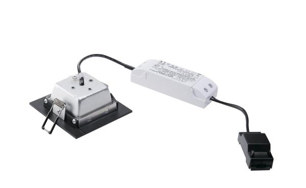 FRAME BASIC SET, Einbauleuchte, LED, 3000 K, schwarz matt, Set, 9,4 W, inkl. Treiber