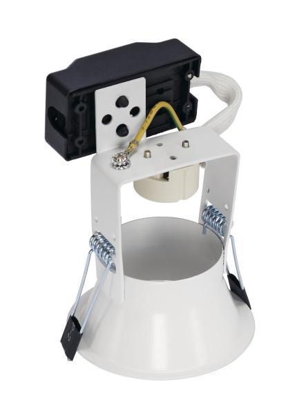 HORN 1, Einbauleuchte, QPAR51, einflammig, rund, weiß matt, max. 50 W, inkl. Clipfedern