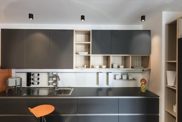 TRILEDO, Deckenleuchte, LED, 3000 K, rund, schwarz matt, 38°, 6,2 W, inkl. Treiber