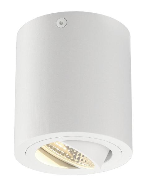 TRILEDO, Deckenleuchte, LED, 3000 K, rund, weiß, 38°, 8,2 W, inkl. Treiber