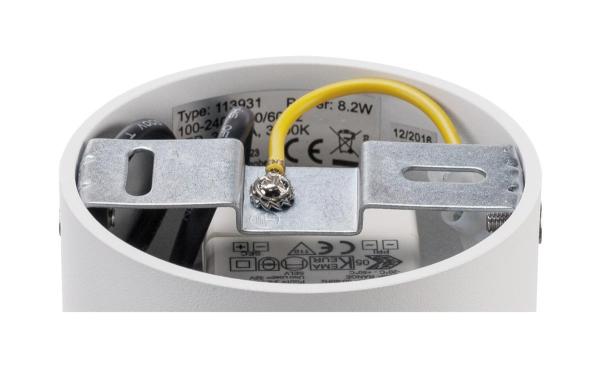 TRILEDO, Deckenleuchte, LED, 3000 K, rund, weiß, 38°, 8,2 W, inkl. Treiber