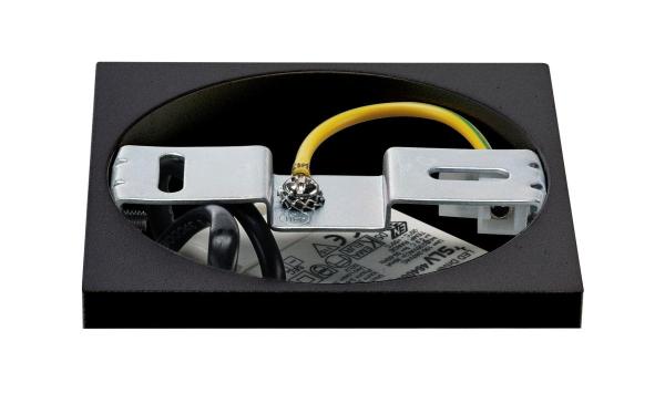 TRILEDO, Deckenleuchte, LED, 3000 K, eckig, schwarz matt, 38°, 6,2 W, inkl. Treiber