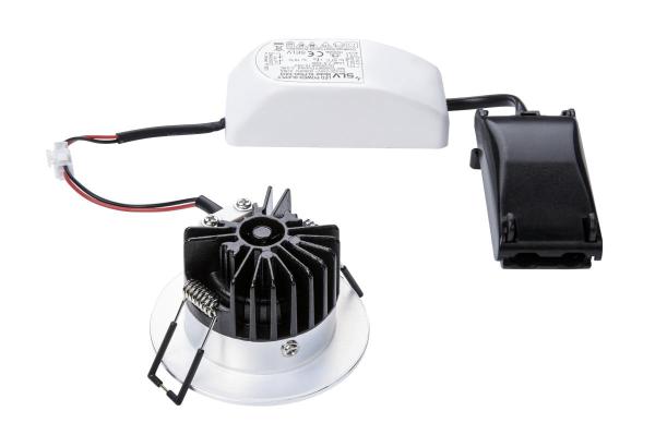 PATTA-I, Einbauleuchte, LED, 3000 K, rund, aluminium gebürstet, 38°, inkl. Treiber