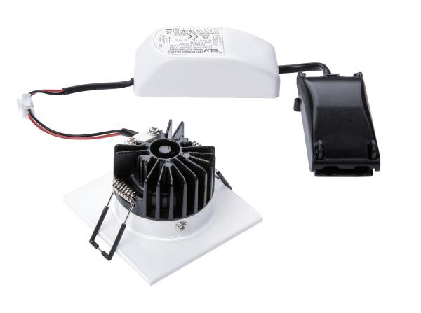 PATTA-I, Einbauleuchte, LED, 3000 K, eckig, weiß matt, 38°, inkl. Treiber