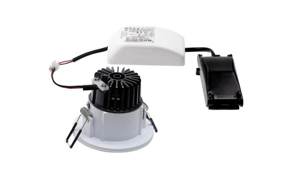 PATTA-F, Einbauleuchte, LED, 3000 K, rund, weiß, 38°, inkl. Treiber