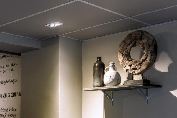 KADUX 2, Einbauleuchte, zweiflammig, QPAR51, rechteckig, weiß matt, max. 100 W, inkl. Clipfedern