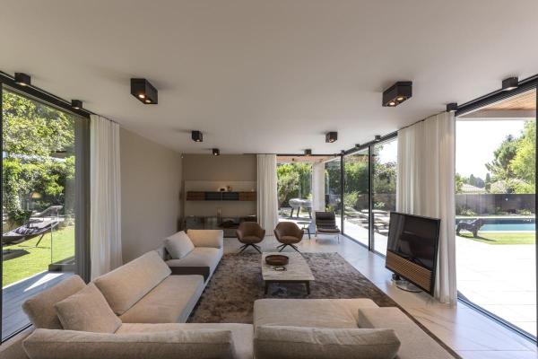 KARDAMOD, Deckenleuchte, zweiflammig, QPAR111, rechteckig, schwarz matt, max. 150 W