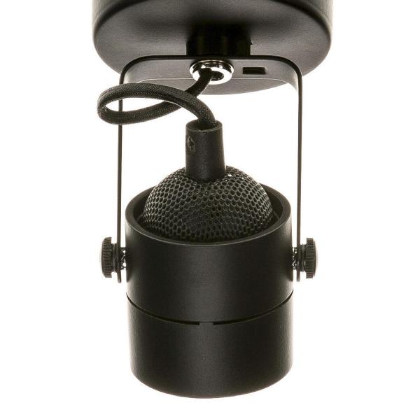 SPOT 79, Wand- und Deckenleuchte, QPAR51, rund, schwarz, 230V, max. 50 W