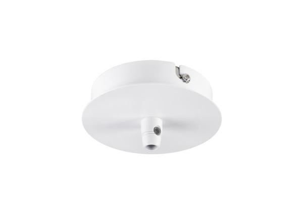 DECKENROSETTE FITU, 1er Rosette, rund, weiß, inkl. Zugentlastung