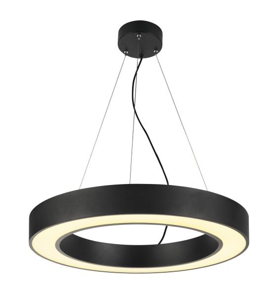 MEDO RING 60, Pendelleuchte, LED, schwarz, Ø 60 cm, inkl. LED-Treiber
