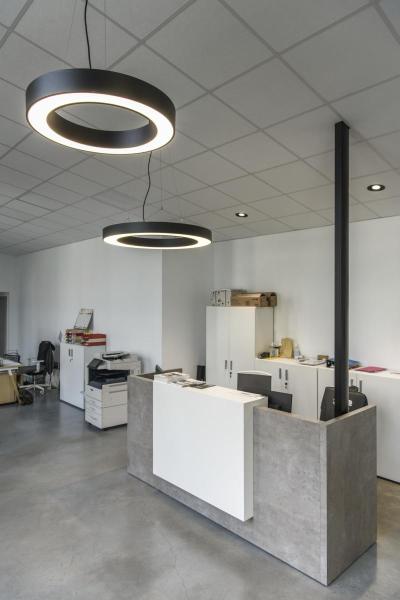 MEDO RING 60, Pendelleuchte, LED, schwarz, Ø 60 cm, inkl. LED-Treiber