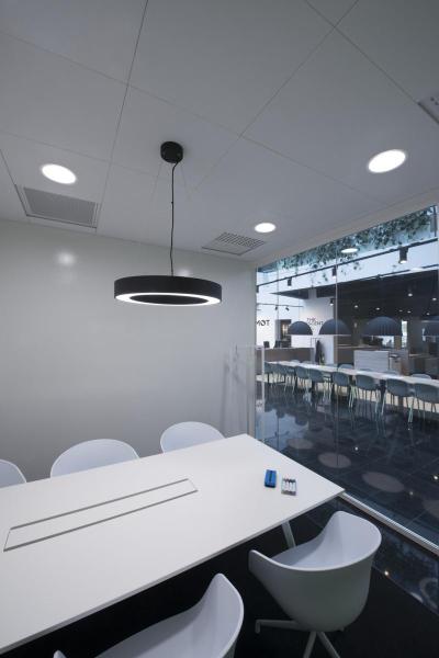 MEDO RING 60, Pendelleuchte, LED, schwarz, Ø 60 cm, inkl. LED-Treiber