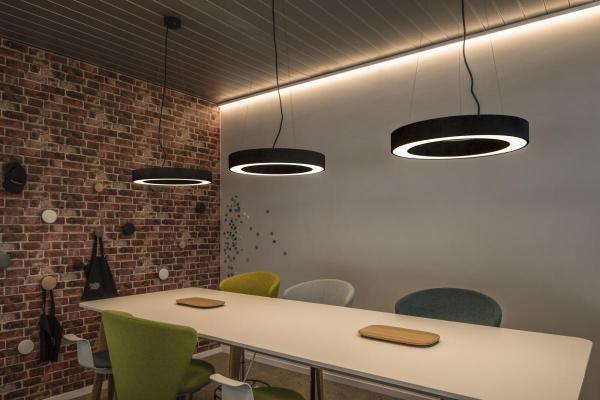 MEDO RING 60, Pendelleuchte, LED, schwarz, Ø 60 cm, inkl. LED-Treiber