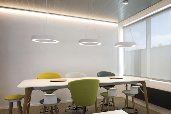 MEDO RING 60, Pendelleuchte, LED, weiß, Ø 60 cm, inkl. LED-Treiber