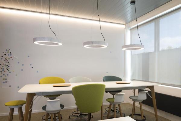 MEDO RING 60, Pendelleuchte, LED, weiß, Ø 60 cm, inkl. LED-Treiber