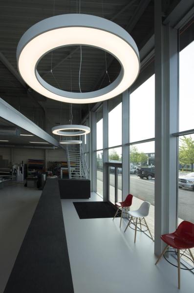 MEDO RING 90, Pendelleuchte, LED, weiß, Ø 90 cm, inkl. LED-Treiber