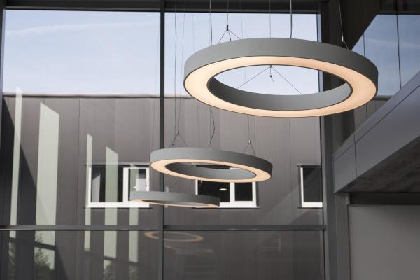 MEDO RING 90, Pendelleuchte, LED, weiß, Ø 90 cm, inkl. LED-Treiber