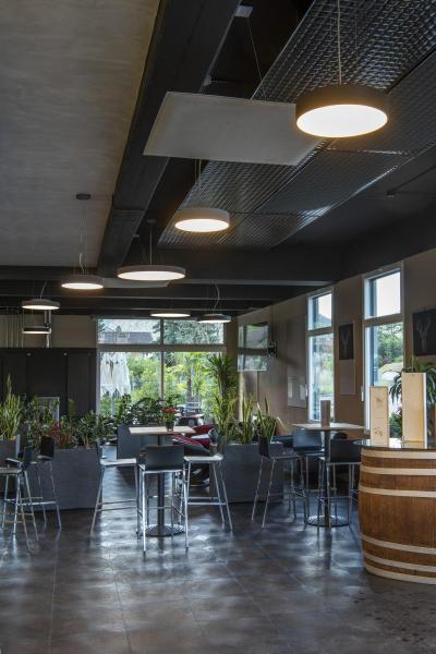 MEDO 60, Deckenleuchte, LED, 3000 K, rund, silbergrau, Ø 60 cm, zur Pendelleuchte umrüstbar, 38 W