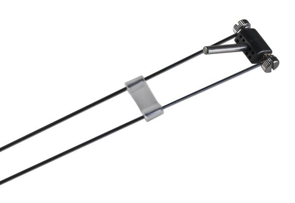 ASMARA, für TENSEO Niedervolt-Seilsystem, QR-C51, chrom, 1 Stück